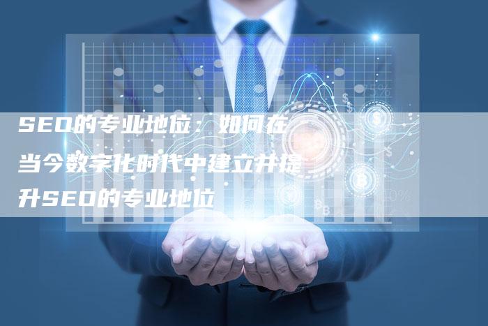 SEO的专业地位：如何在当今数字化时代中建立并提升SEO的专业地位