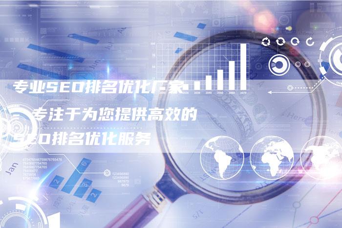 专业SEO排名优化厂家 - 专注于为您提供高效的SEO排名优化服务