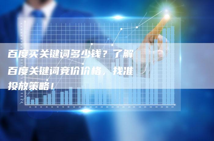百度买关键词多少钱？了解百度关键词竞价价格，找准投放策略！