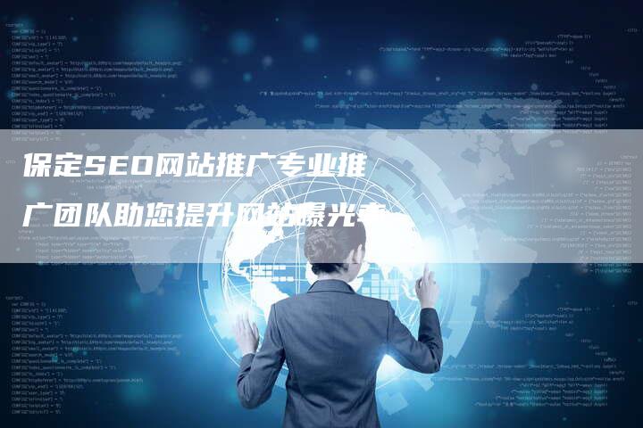保定SEO网站推广专业推广团队助您提升网站曝光率