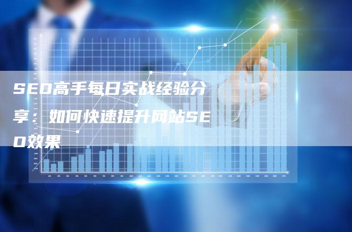 SEO高手每日实战经验分享：如何快速提升网站SEO效果