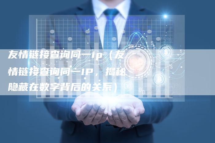 友情链接查询同一ip（友情链接查询同一IP，揭秘隐藏在数字背后的关系）