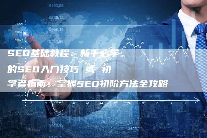 SEO基础教程：新手必学的SEO入门技巧 或 初学者指南：掌握SEO初阶方法全攻略