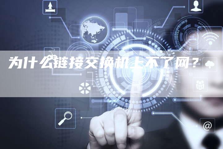 为什么链接交换机上不了网？