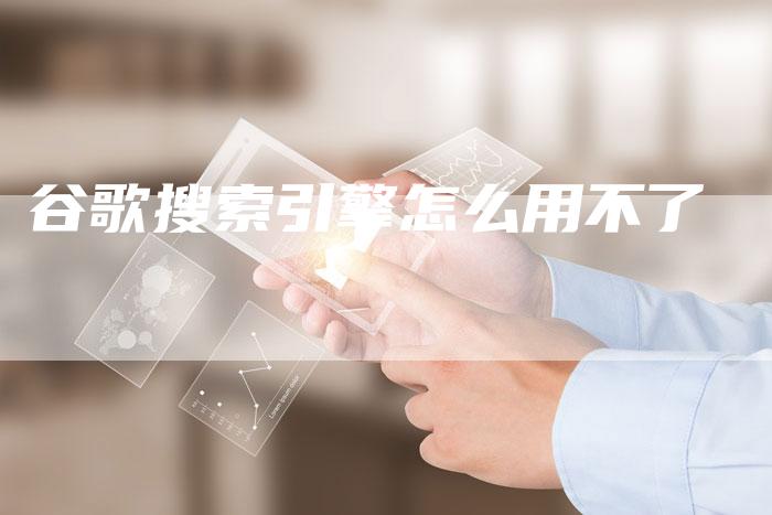 谷歌搜索引擎怎么用不了