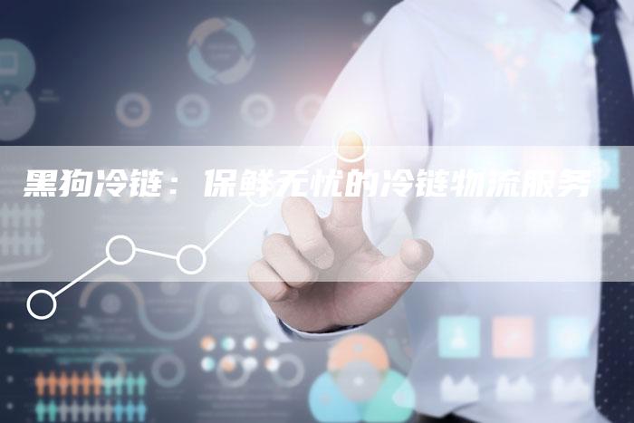 黑狗冷链：保鲜无忧的冷链物流服务