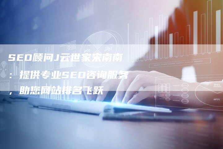 SEO顾问J云世家宋南南：提供专业SEO咨询服务，助您网站排名飞跃