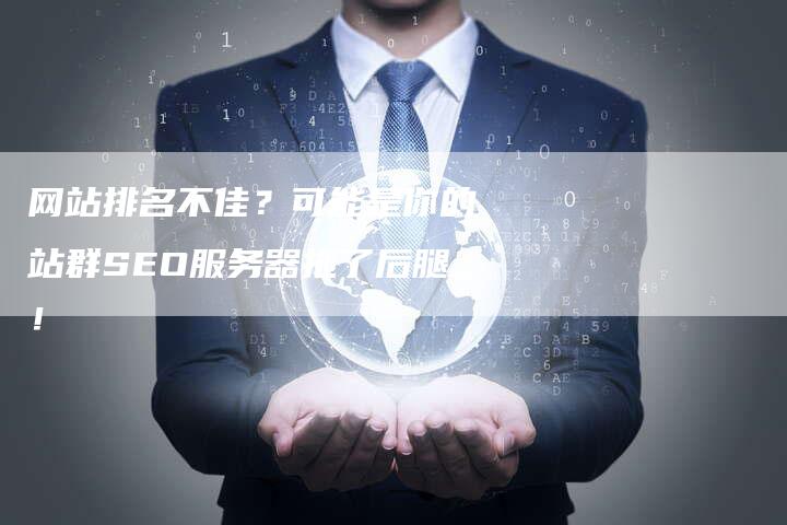 网站排名不佳？可能是你的站群SEO服务器拖了后腿！