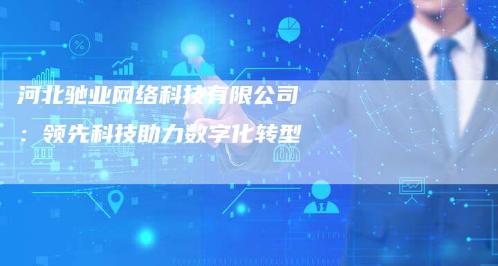 河北驰业网络科技有限公司：领先科技助力数字化转型