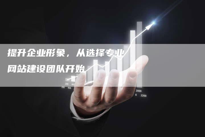 提升企业形象，从选择专业网站建设团队开始