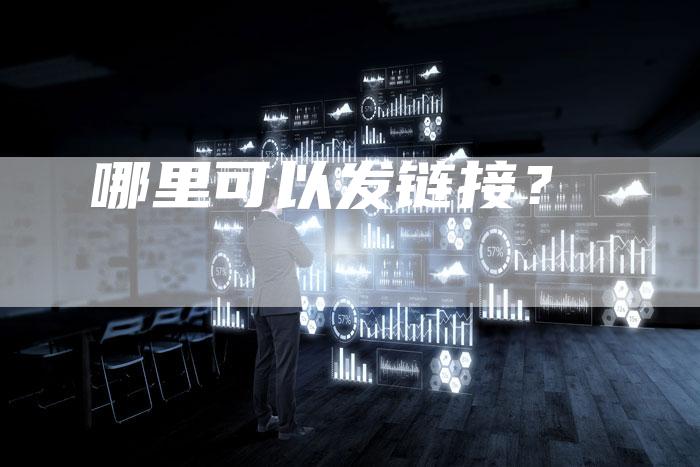 哪里可以发链接？