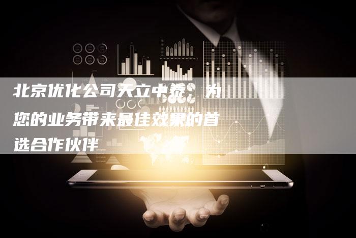 北京优化公司天立中泰：为您的业务带来最佳效果的首选合作伙伴