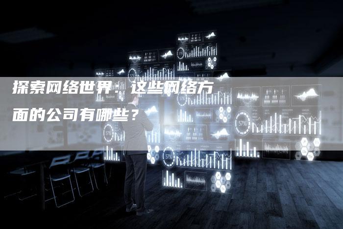 探索网络世界：这些网络方面的公司有哪些？