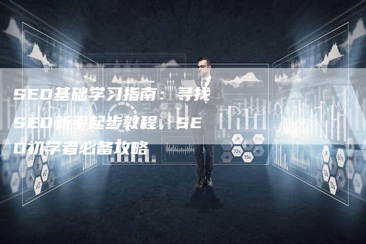 SEO基础学习指南：寻找SEO新手起步教程，SEO初学者必备攻略