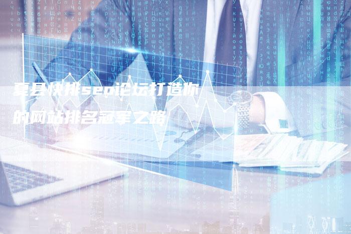 夏县快排seo论坛打造你的网站排名冠军之路