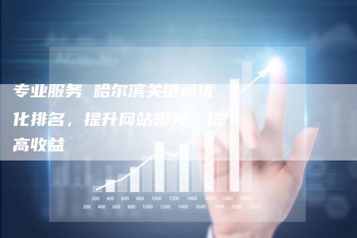专业服务 哈尔滨关键词优化排名，提升网站曝光，提高收益