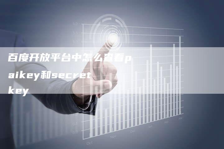 百度开放平台中怎么查看paikey和secretkey
