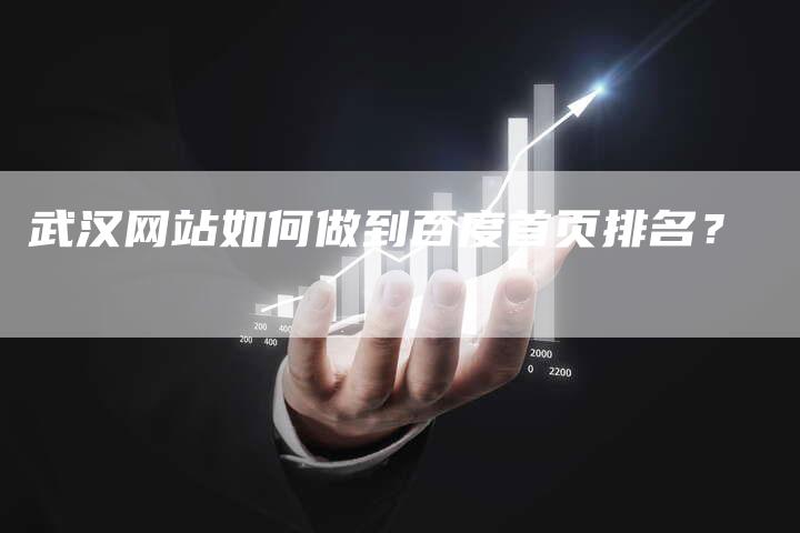 武汉网站如何做到百度首页排名？