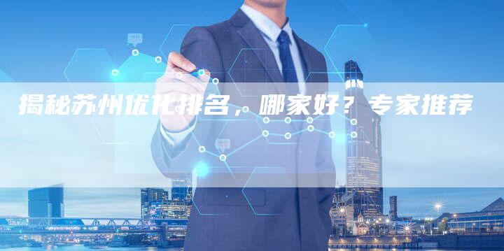 揭秘苏州优化排名，哪家好？专家推荐