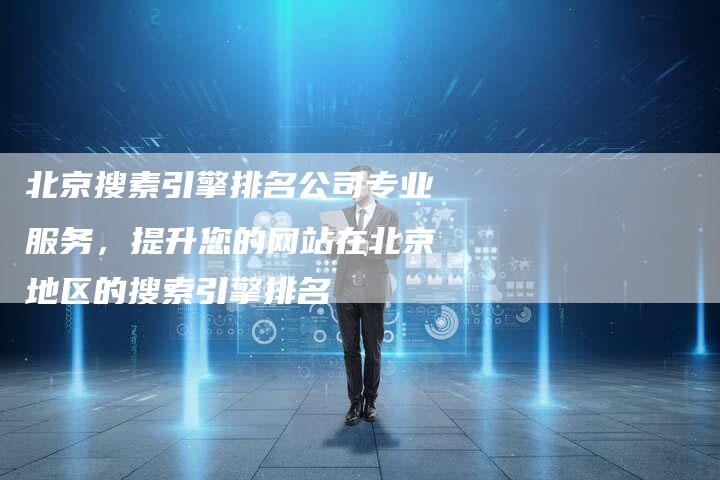 北京搜素引擎排名公司专业服务，提升您的网站在北京地区的搜索引擎排名