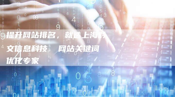 提升网站排名，就选上海黔文信息科技  网站关键词优化专家