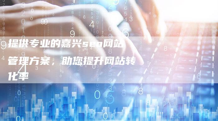 提供专业的嘉兴seo网站管理方案，助您提升网站转化率