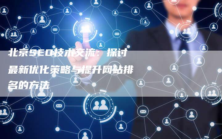 北京SEO技术交流：探讨最新优化策略与提升网站排名的方法