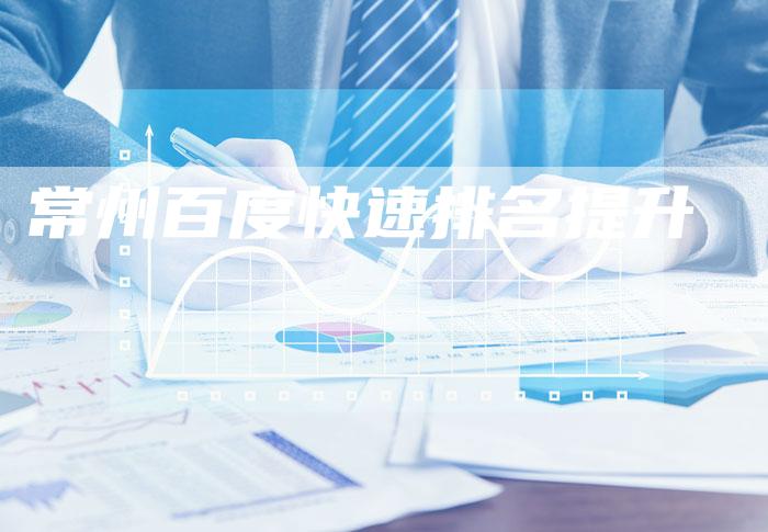 常州百度快速排名提升